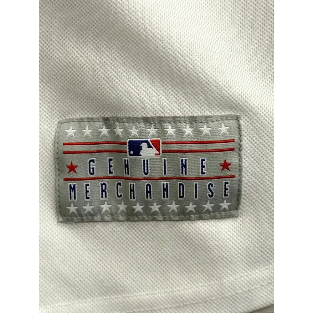 Genuine Merchandise Tampa Bay Rays Evan Longoria #3 Jersey Boys 14/16 White Blue - Picture 6 of 11